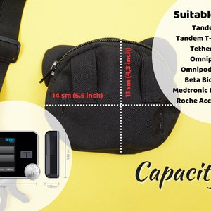 Insulin pump case for 780g insulin pump holster, Adjustable Diabetes pump bag with window, Insulin pump belt for kid, Insulin pump pouch