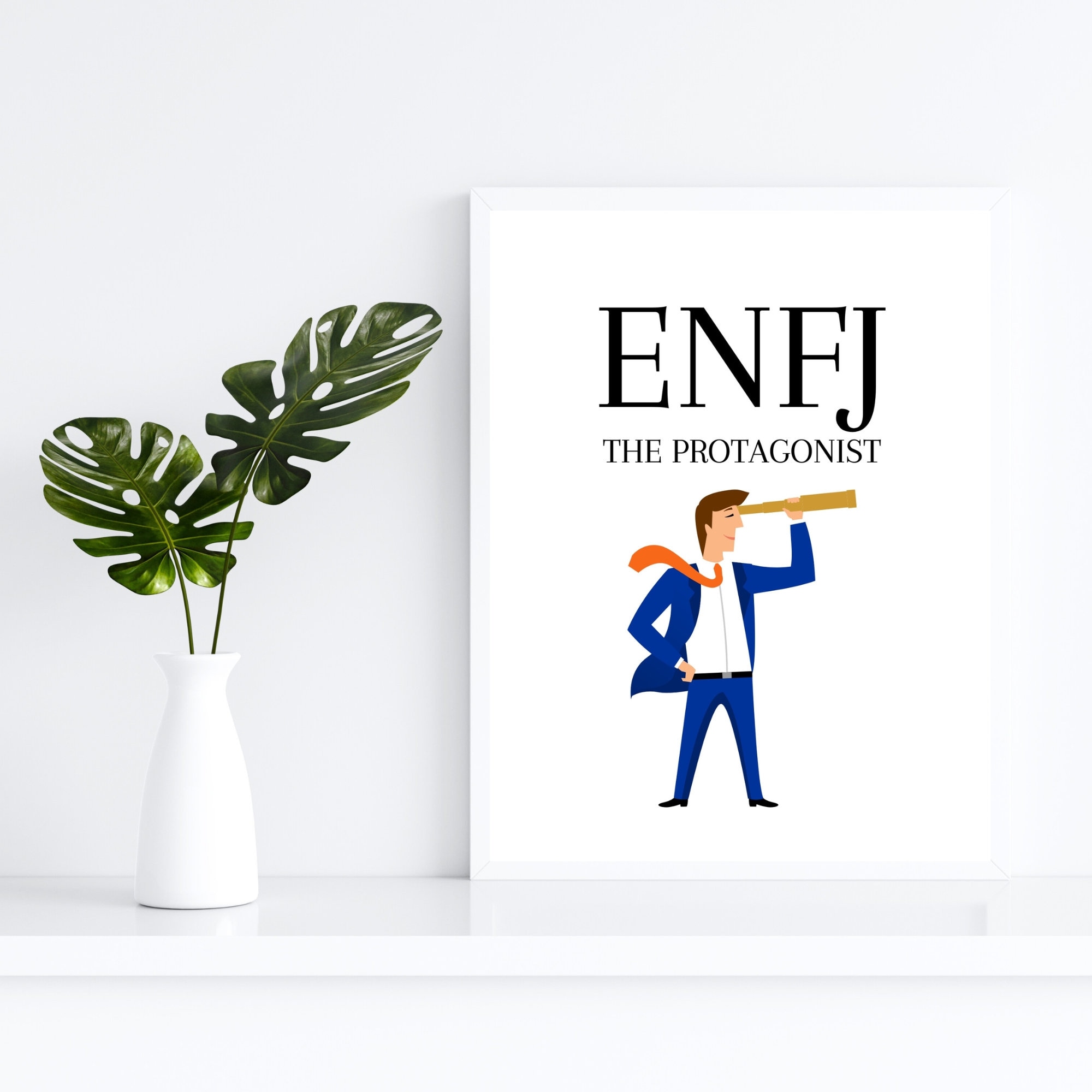 ENFJ - MBTI Protagonist Personality Art Board Print for Sale by BrainChaos