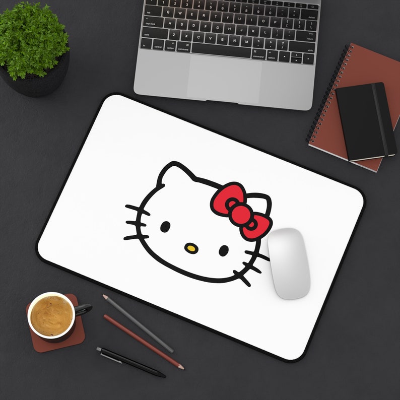 Hello Kitty Office Delight Cute Desk Mat for Sanrio Fans Etsy