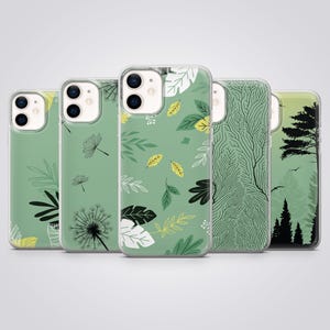 Botany Handyhülle Floristische Blätter paßt für iPhone 17 Pro Max, 16e, 15 Plus, 14, 13, XS & Samsung S25, S24, A56, Pixel 10, 9, 8A