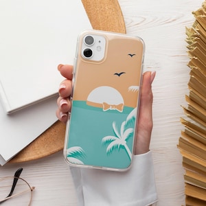 Beach Phone Case Ocean Sunset TOUGH Cover fit for iPhone 16 Pro Max, 15 Plus, 14, 13, 12, XS & Samsung S25, S24, S23, A55, Pixel 9, 8A, 7