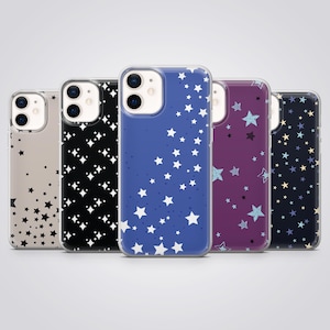 Stars Phone Case Celestial Space Cover fit for iPhone 16 Pro Max, 15 Plus, 14, 13, 12, 11, XS & Samsung S25, S24, S23, A56, Pixel 9, 8A, 7