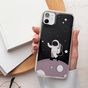 Astronaut Phone Case Space Sci-Fi TOUGH Cover fit for iPhone 16 Pro Max, 15 Plus, 14, 13, 12, 11, XS & Samsung S25, S24, A55, Pixel 9, 8A, 7