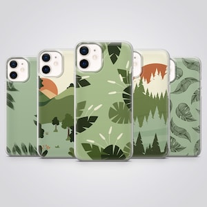 Botany Handyhülle Salbeigrün Blätter paßt für iPhone 17 Pro Max, 16e, 15 Plus, 14, 13, XS & Samsung S25, S24, A56, Pixel 10, 9, 8A, 6