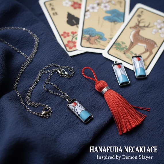 Collar Hanafuda De Tanjiro - Kimetsu No Yaiba (demon Slayer