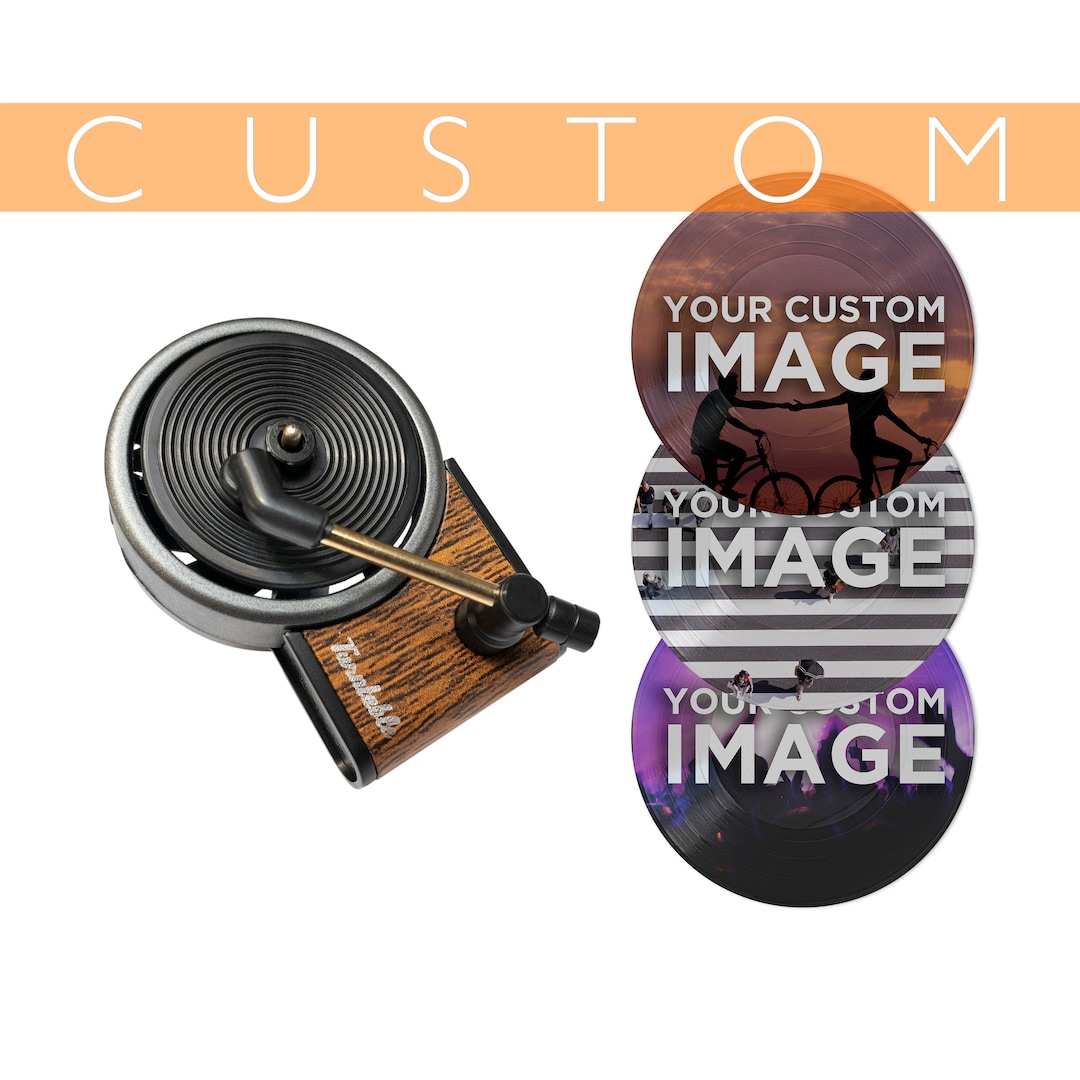Spinning Car Air Freshener Designed as Vintage Mini Vinyl Etsy