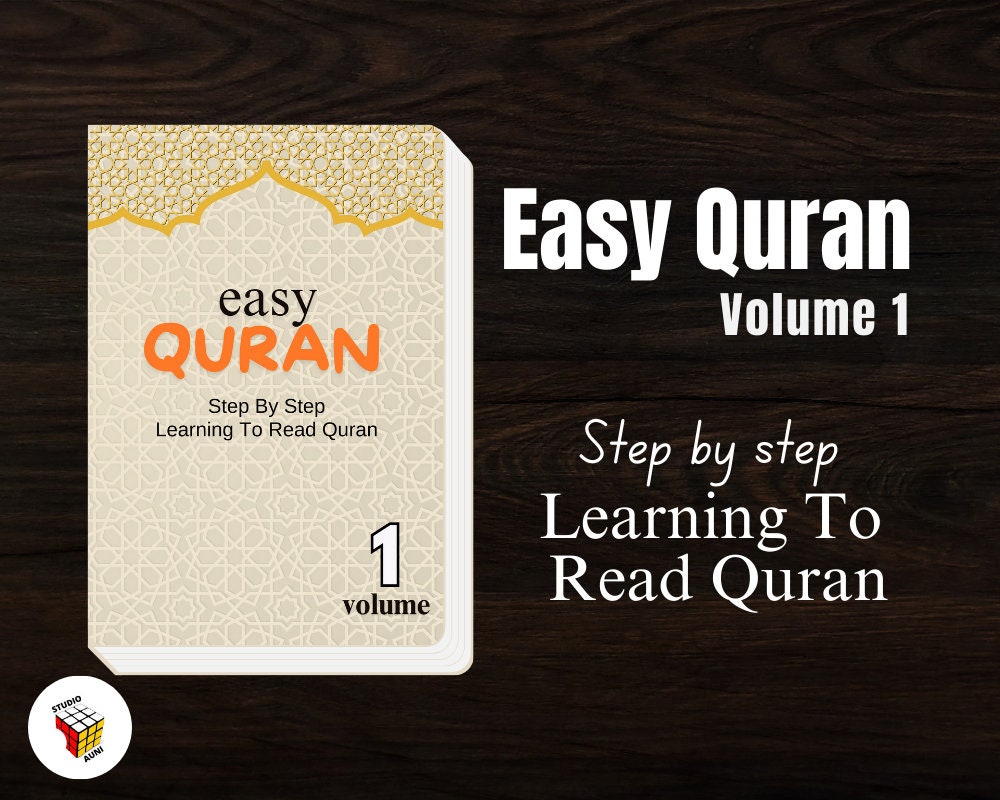 Easy Quran Volume 1 | Step by Step Learning to Read Quran - Etsy
