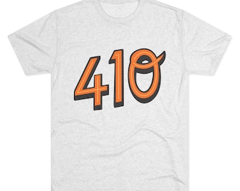 41O Unisex Tri-Blend Crew Tee