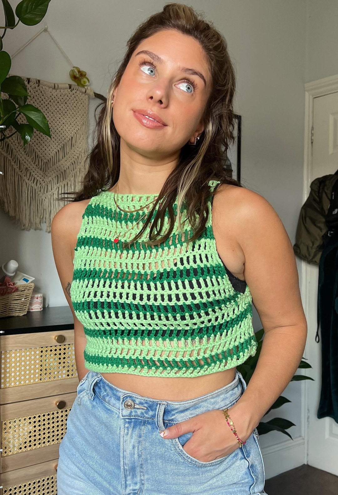 Riga Pattern Riga Mesh Top Crochet Pattern - Beginner Friendly - Instant Digital PDF ...