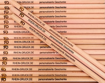 Pencil with name, for professional and private purposes, the gift for the start of school, FSC, climate neutral