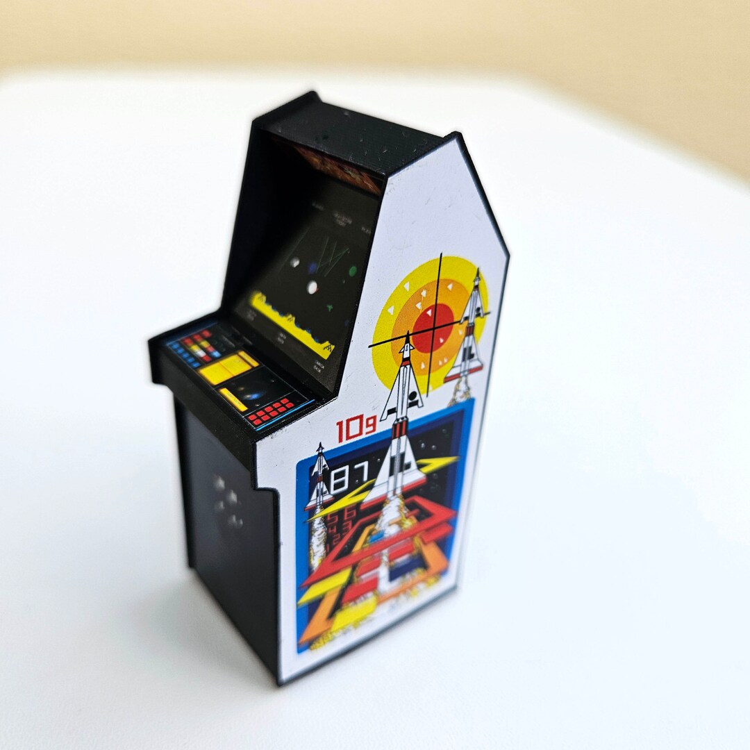 MISSILE COMMAND Keychain Reproduction Arcade Machine Game Video Game ...