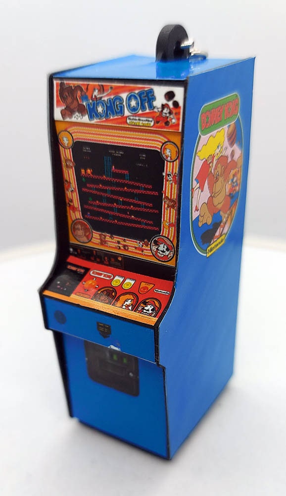 Donkey Kong Keychain Reproduction Arcade Game Video Game Game Arcade ...
