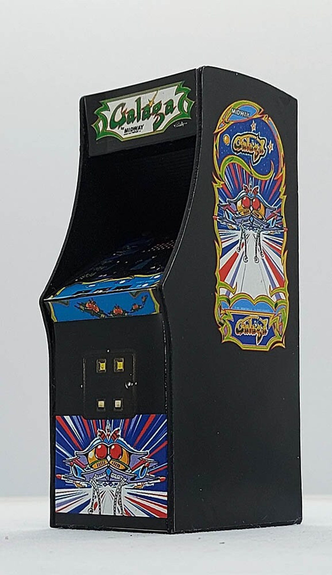 Galaga Keychain Arcade Machine Game Video Game Game Arcade Etsy