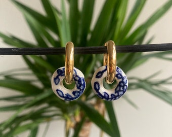Delfts blauw oorbellen | Royal Dutch blue earrings