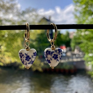 Delft blue earrings | Royal Dutch blue earrings