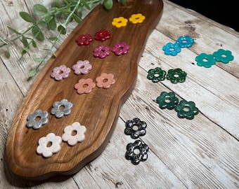 Interchangeable &quot;Iris&quot; flowers, with sequins