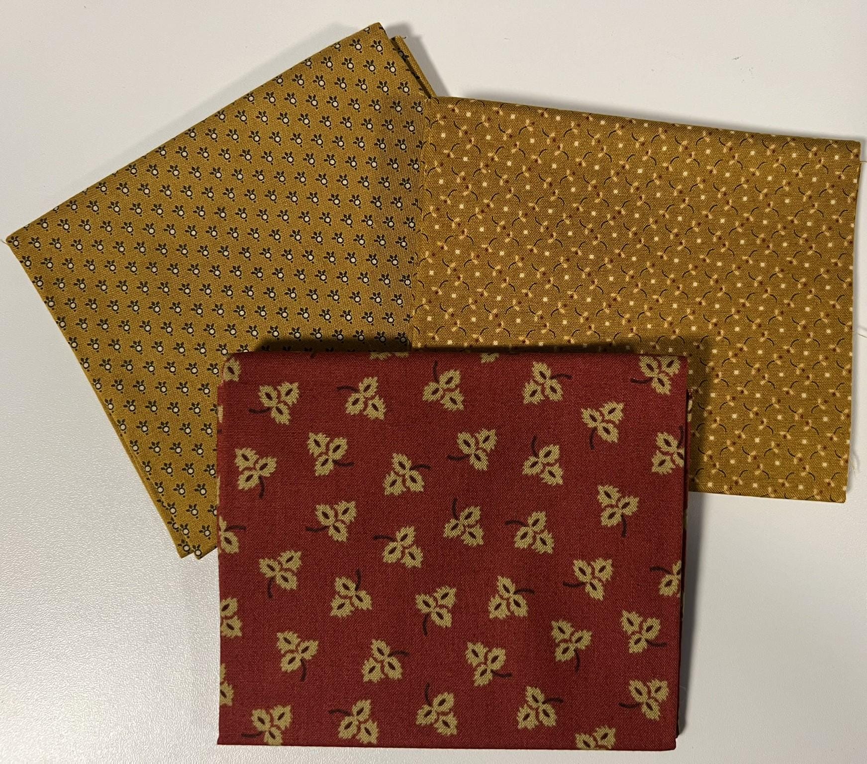 Sets of 3 Fat Quarters - Kim Diehl, Jan Patek, Stacy West - Calicoes - Etsy