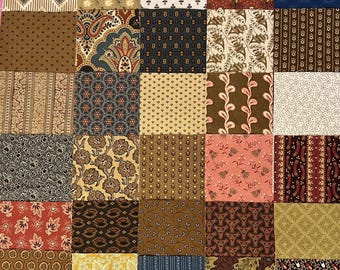 Vintage Jo Morton Designs for Andover Fabrics - 30 charm squares - 6" x 6"