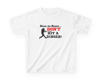 How to Bunt Kids Shirt