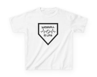 Baseball is Life Kids Shirt