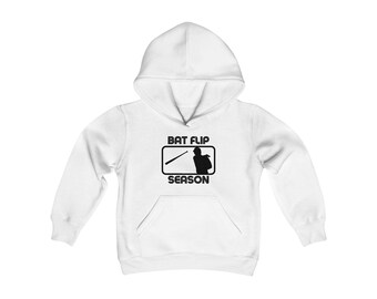 Bat Flip Season Youth Hoodie