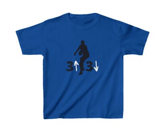 3 Up 3 Down Kids Baseball Shirt