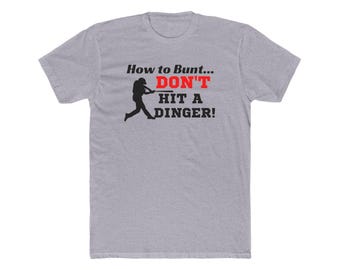 How To Bunt Baseball T-Shirt