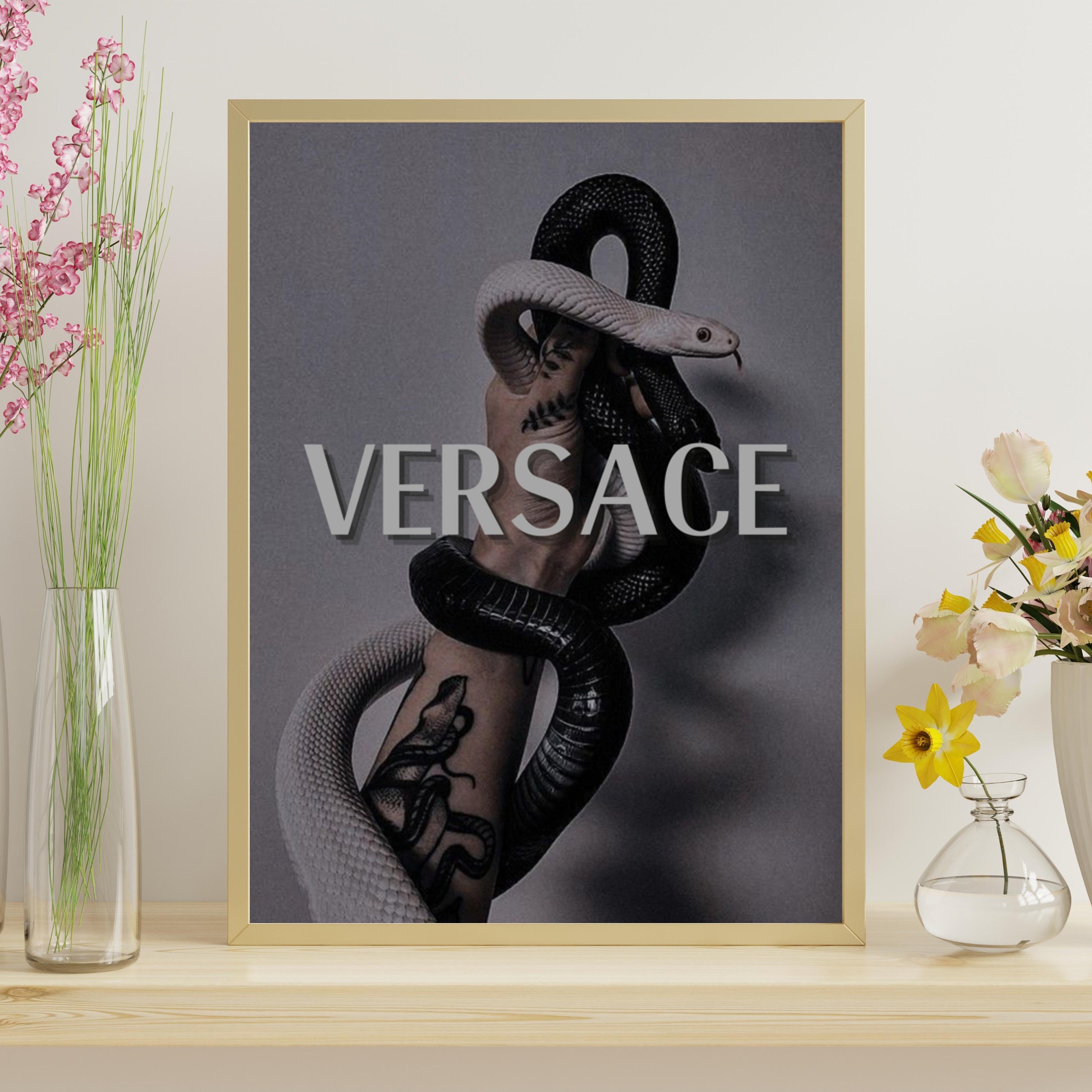 Gold Versace Canvas - Best Fashion Wall Art