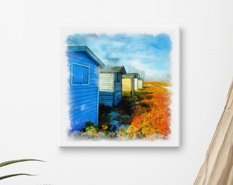 Canvas digital watercolor painting - Skanoer Sweeden