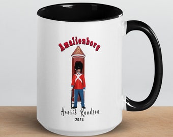 Personalized mugs with a royal guard Denmark