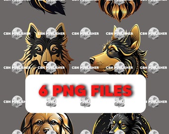 Download High-Quality PNG Files of Adorable Dogs for Your Projects - vector art