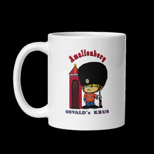 Personalized mugs with a cartoon royal guard from Denmark zdjęcie 4