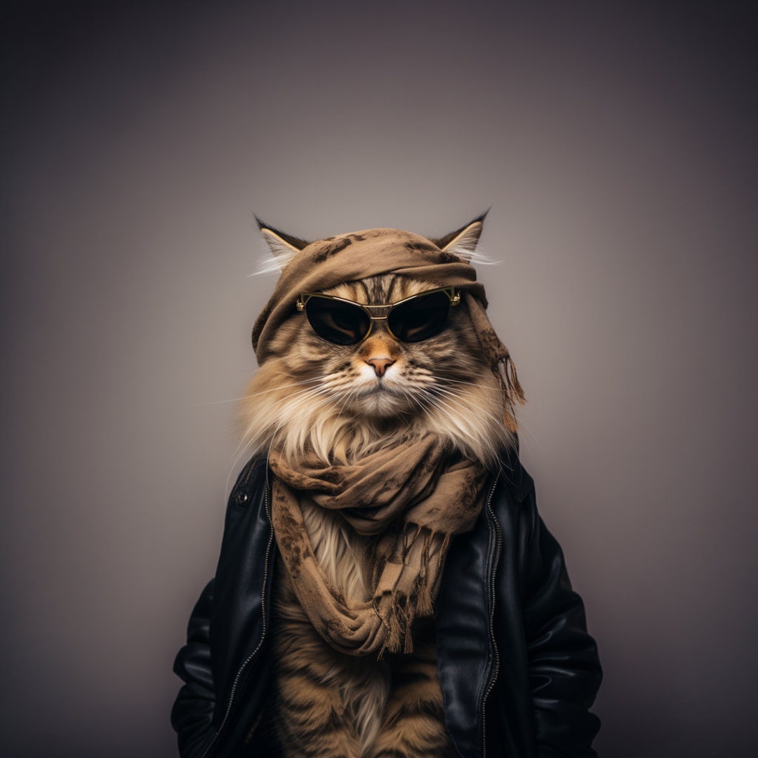 Maine Coon Cat Portraits Maine Coon Cat Memorial Customize Etsy