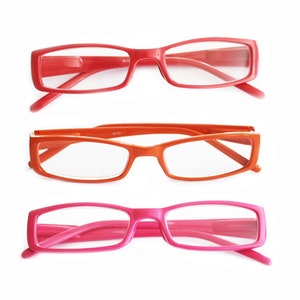 Paintbox Reading Glasses Bright Fun Colors  Spring Hinge +2.25 Lens Strength