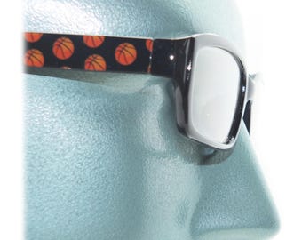 Reading Glasses Basketball Fan Sports Ball Classic Black Frame +1.00 thru +3.50