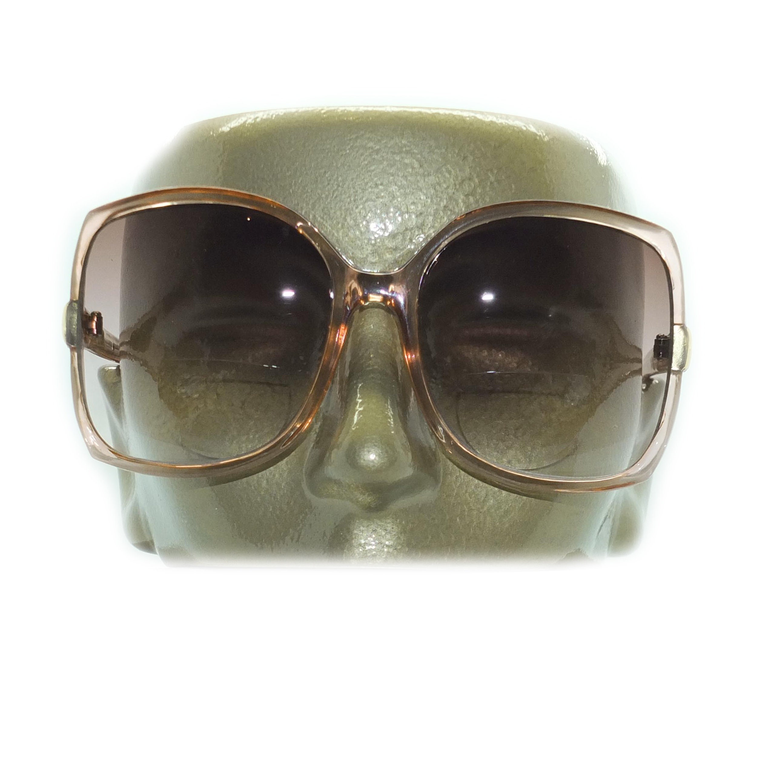 BUNDLED Beautiful Big Framed Sunglasses Classic Matte Black Thick Square Frame Chunky Brown Tinted  main image 2