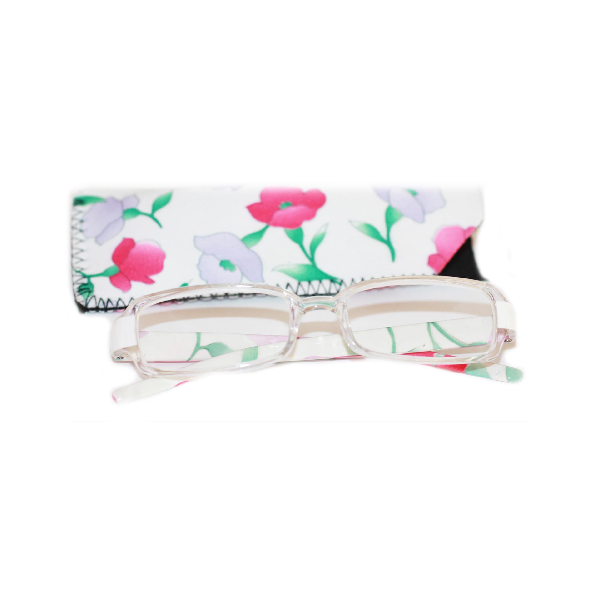 1 Occhiali Da Lettura Donna Ausilio Lettura Rosa Occhiali Plastica 1,0 - Foto 3