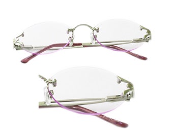 Hippy Chic Groovy Purple Amethyst Tint Reading Glasses +1.25 Lens Strength