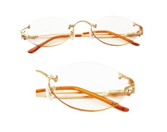 Hippy Chic Groovy Amber Tint Reading Glasses +2.25 Lens Strength