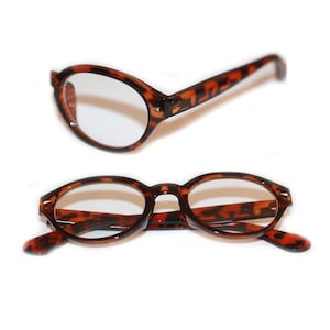 Reading Glasses Chunky Funky Euro Readers Tortoise Brown Statement Frame +1.50 +2.00 +2.25