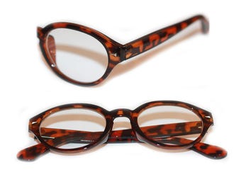Leesbril Chunky Funky Euro Readers Tortoise Brown Statement Frame +1,50 +2,00 +2,25