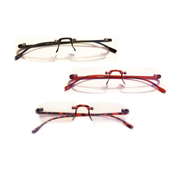 Reading Glasses Barely There Featherweight Framel… - image 1