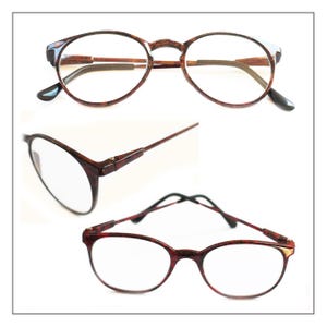 Reading Glasses University Prep School Retro Academic Tortoise Brown Frame +1.75 +2.50