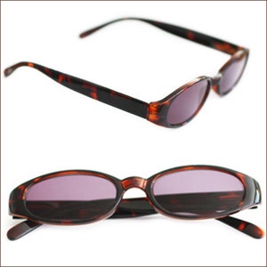 Reading Glasses Sunglasses 1960&#39;s Vibe Tortoise Frame Spring Hinge +1.00 +2.75 +3.00 +3.50