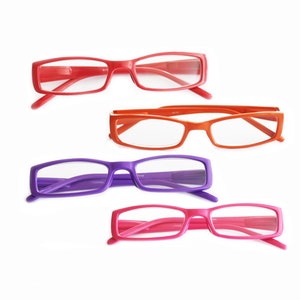 Paintbox Reading Glasses Bright Fun Colors  Spring Hinge +1.25 Lens Strength