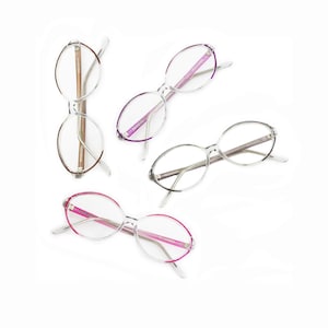 Reading Glasses Women&#39;s Oval Frame Delicate Simple Readers +1.00 thru +3.00 Four Colors!