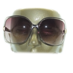 Bifocal Sunglasses Readers Huge Runway Fashion Big Bold Gray Frame +2.50