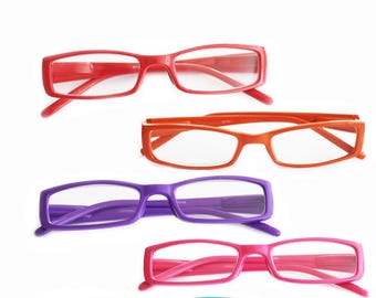 Paintbox Reading Glasses Bright Fun Colors  Spring Hinge +1.00 Lens Strength
