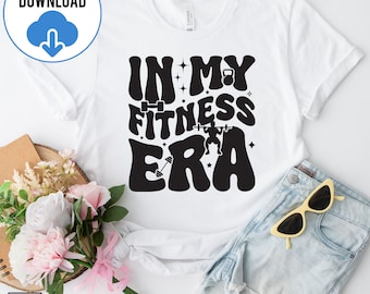In My Fitness Era SVG Cut File, Groovy Workout Svg Exercise Quotes, Fitness Inspirational SVG, Fitness Workout Svg, Fitness Era, Get Fit SVG