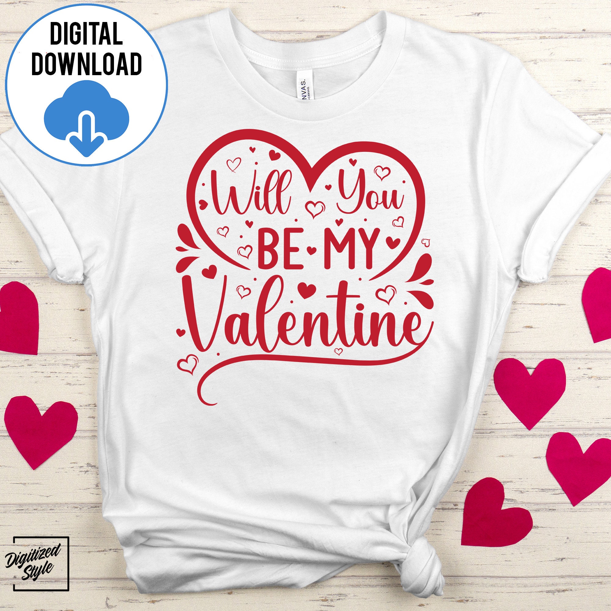 Will You Be My Valentine SVG PNG, Happy Valentine's Day Svg, Valentine ...
